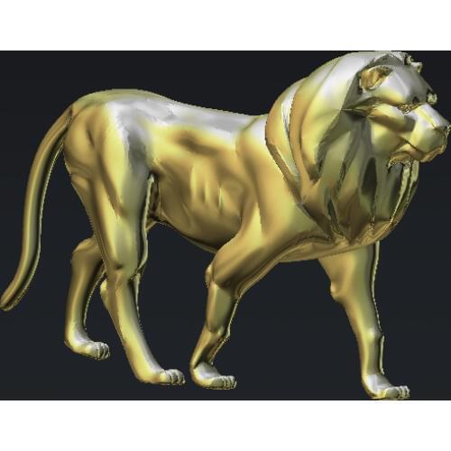 L110, 3d Lions Relief Sculpture Model CNC router milling engrave STL file