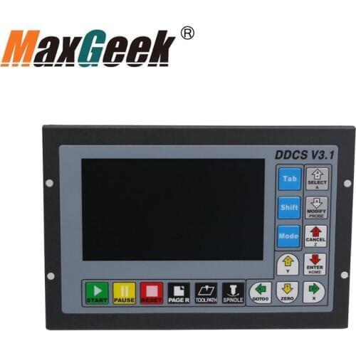 Maxgeek 3 Axis Motion Controller Offline CNC Controller 500KHz CNC Standalone Control DDCS V3.1