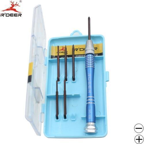RDEER Screwdriver Set Multitool Magnetic Bit Phillips Slotted Screwdriver For Watch Phone Repair Tool