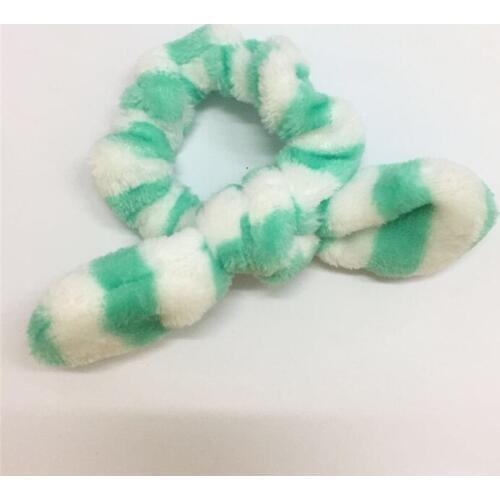 New arrival Fashion children knot bow Hair bands leopard bunny ear hair scrunchies girls hair Tie Accessories Ponytail Holder