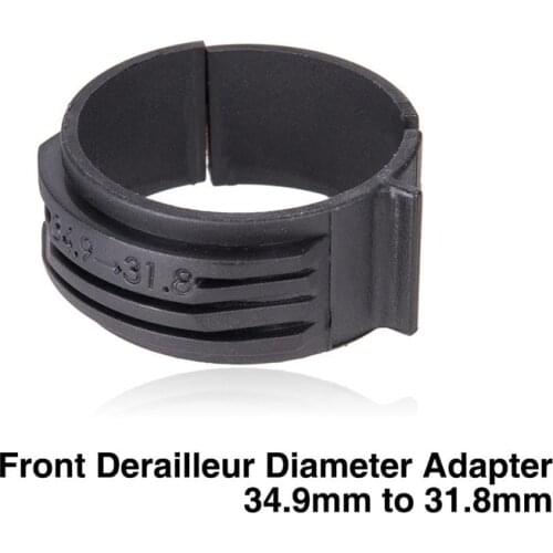 1/2pcs Bicycle Front Derailleur Ring Adapter Convert 34.9mm To 31.8mm Seatpost Clamp MTB Mountain Bike Front Derailleur Gasket