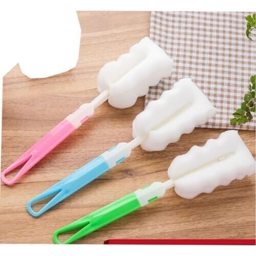 Water cup, tea cup, bottle brush, sponge cleaning, kitchen brush, household goods, housework sponge, cup brush manufacturer