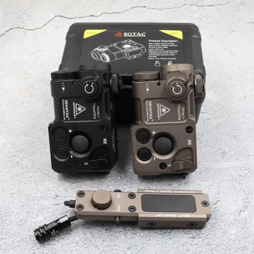 Sotac PERST-4 Aiming Laser PEQ Green IR Laser Airsoft Tactical can be reset to zero brightness adjustable Weapon lights hunting