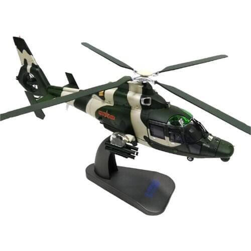 WZ-9 Helicopter 1:48 Scale Diecast Aircraft Model for Decoration or Gift