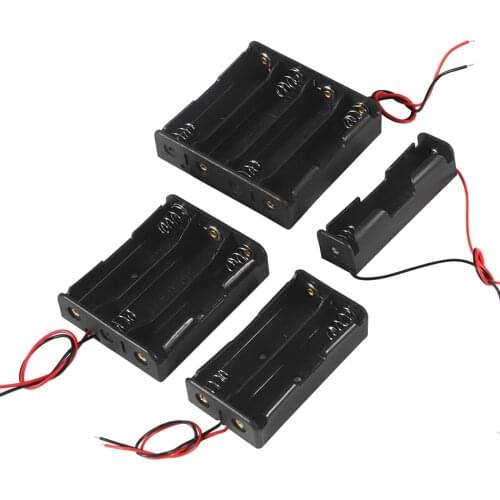 4pcs/Pack 18650 Battery Holder Case Box 1 2 3 4 Slot Plastic Kit