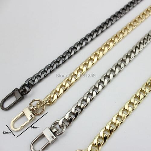5pcs 9mm width high-grade DIY Handle Accessory bag with a chain of hardware accessories package repair Chains Bags