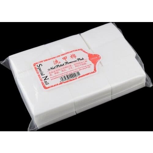 550pcs Nail Polish Remover Nail Cotton Wipes Lint-Free Wipes Cleaner Lint Paper Pad Napkins For Nails Manicure Nail Art Tools