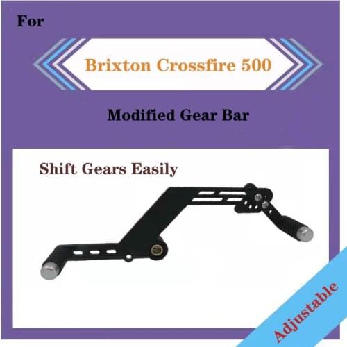 Motorcycle Refit Accessories Adjustable Gear lever Foot Brake Lever &amp Gear Shifting Lever Pair For Brixton Crossfire 500