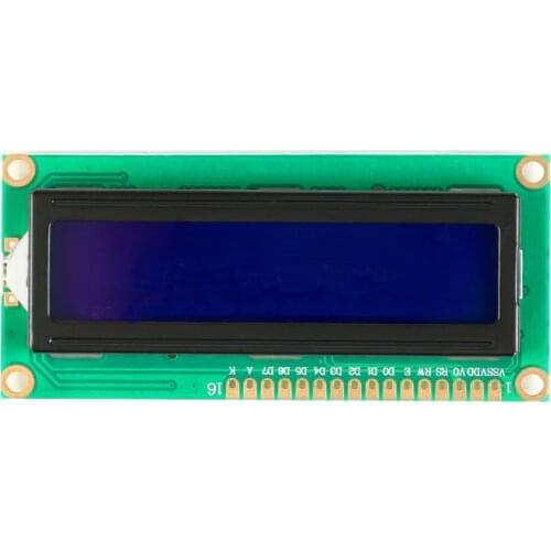 Free Shipping 3pcs/lot quality lcd1602 3.3V blue LCD lcd White Character Blue for Arduino Blacklight LCD Display Module 1602A