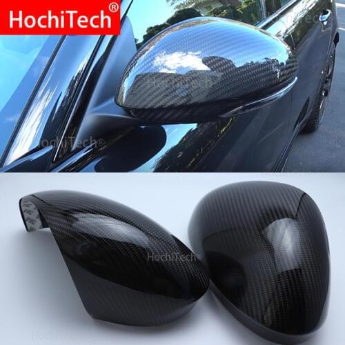 For Alfa Romeo Giulia 2015 - 2019 High quality carbon fiber side mirror housing mirror cover Rearview mirror accessories