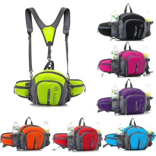 5L Large Running Bag Backpack Outdoor Sport Bicycle Cycling Backpack Shoulder Waist Pack Women Camping Bike Riding Bottle Pack