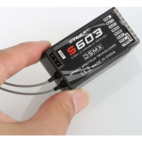 S603 2.4GHz Digital Spread Modulation 6CH Receiver For DX6i JR DX7 JR RC Transmitter