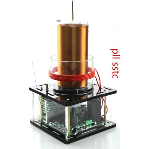 DIY Tesla coil pll sstc magic music arc sounder 16*15*29cm