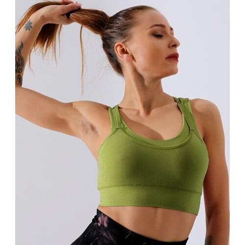 Women Sports Bra Push Up Crop Top Female Fitness Gym Bra Breathable Backless Top Sexy Running Yoga Bra Athletic Sportswear