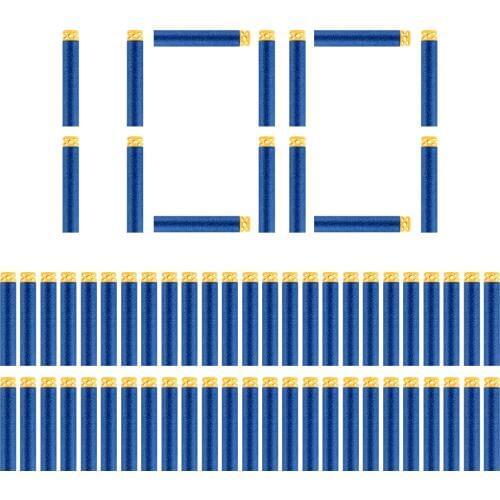 100PCS Darts For Nerf Hollow Out Soft Head 7.2cm Refill Darts Toy Gun Bullets for Nerf Series Blasters Xmas Kid Children Gift