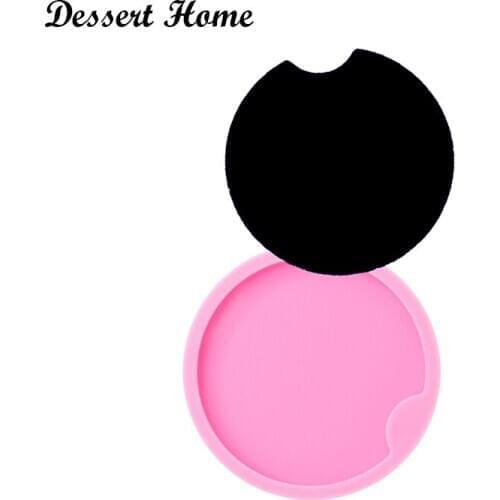 DY0173 Car Coaster Mould Resin Silicone Epoxy For Jewelry Diy 100% Food-grade Liquid Keychain Necklace Earring Decoration Shiny