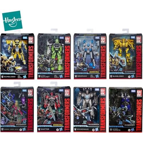 Hasbro Transformers Studio Series Action Figure Deluxe Bumblebee Soundwave Ratchet Robot Toys for Boys SS Model Birthday Gift