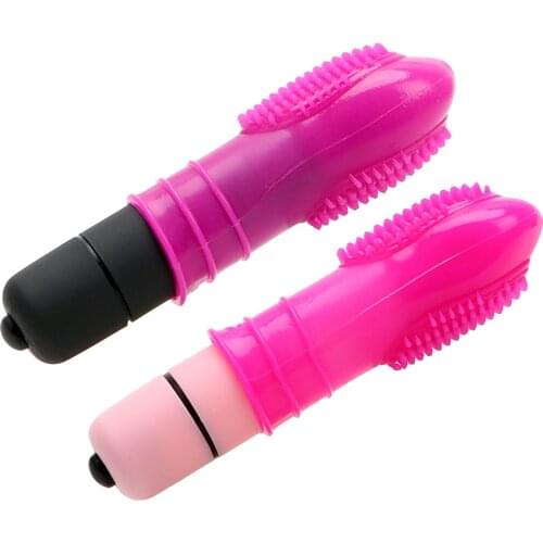 IKOKY Female Masturbator Vagina Stimulation Sex Toys for Women Finger Vibrator G Spot Massager Long Bullet Vibrator