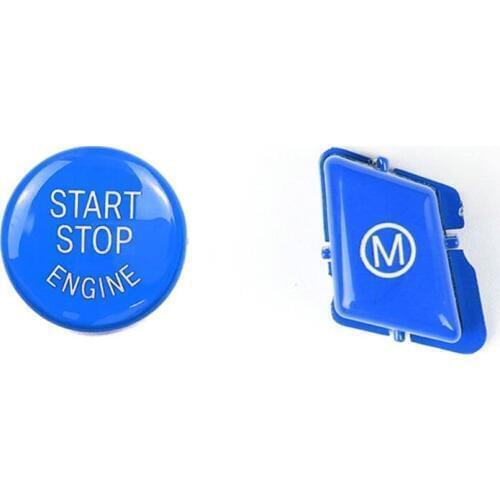 1Set M Model Button with Engine Switch for BMW-3Series E90 E91 E92 E93 2007-2013 High Quality