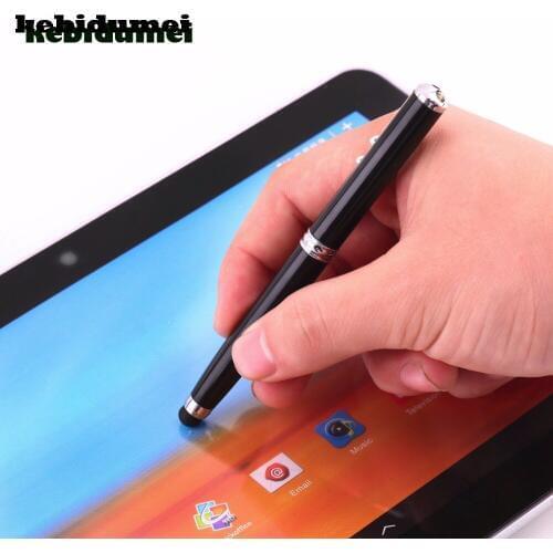 Kebidumei New 4 in 1 Laser Pointer LED Torch Touch Screen Stylus Ball Pen Solid Metal Material 12cm Portable for iPhone ipad