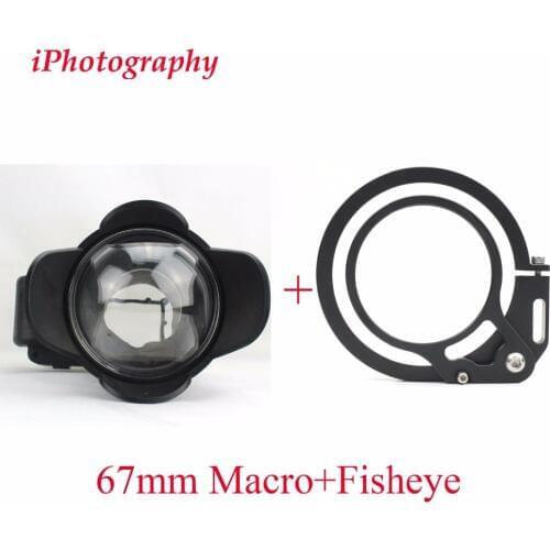 Meikon 67mm Adapter Mount for A7 A7II 550D 600D 650D 700D with Macro Fisheye Wide-Angle Lens