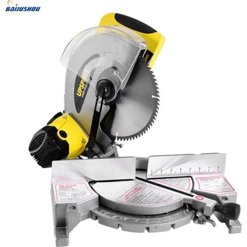 Aluminum wood cutting machine 45 degree miter saw aluminum machine