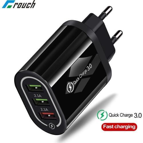 OLAF Quick Charge 3.0 4.0 18W EU US QC 3.0 USB Charger Fast Portable Charging Mobile Phone Charger For iPhone xr Samsung Xiaomi