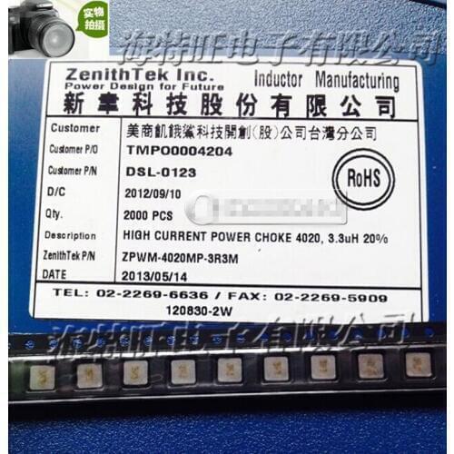 Original new 100% import integrated molded inductor ZPWM-4020MP-3R3M 1616 4*4*2 0420 3.3uH