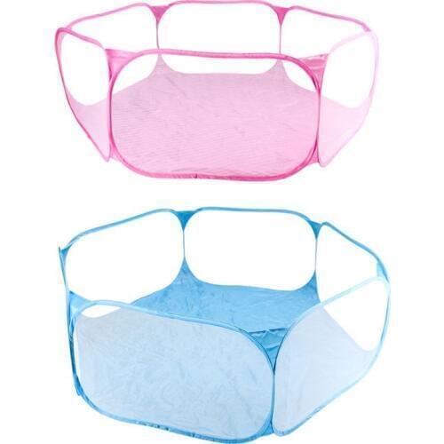 Portable Foldable Pet Playpen Cage Hexagon Tent Dog Hamster Rabbit Yard Fence For Pet