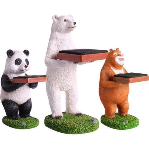 Animal Shape Watch Display Stand Panada Watch And Jewelry Decoration Box Watch Display Stand Fashion Watch Gift Box Case