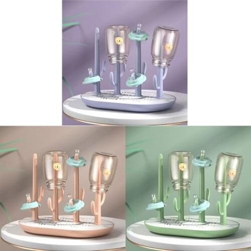 Baby Bottle Drying Rack Dryer Nipples Cups Drain Drying Stand Holder Infants Milk Bottles Cleaning Dryer Drainer Storage Clip