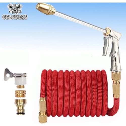 Telescopic hose Water gun for cleaning flowers, water gun, adjustable nozzle, telescopic, high pressure, washing machine, garden