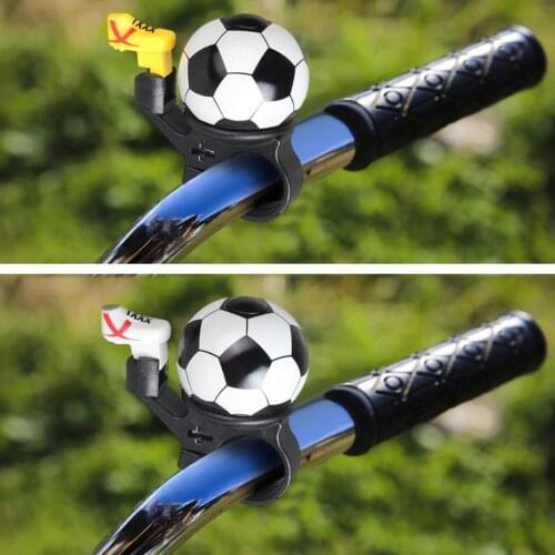 Bicycle Bells Copper Cute Football Modal Super Loud Strong Mountain Bike Horns Warning Alarm Outdoor Protective Accessories