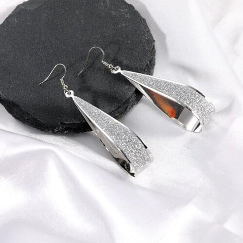 Punk Girls Drop Earrings For Women Gothic Bling Bling Maxi Dangle Earing Female Jewelry Wedding Party Friends Gifts