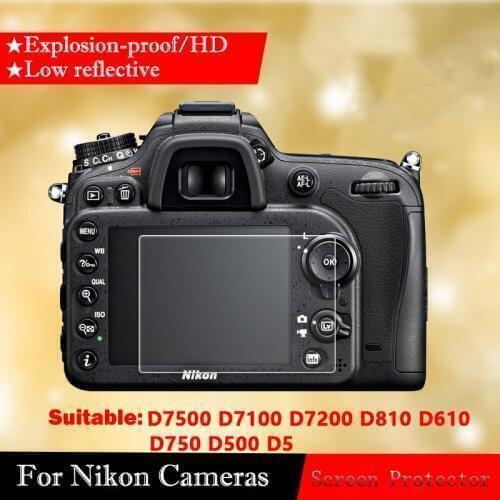 Tempered Glass Screen Protector For Nikon D7500 D7100 D610 D850 D5 D500 camera film tempered film screen protector film