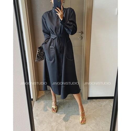2021 womens Midi Maxi Long Shirt Dress Za Woman Robe Y2k Party Casual Dresses Kawaii Female Clothes Sexy Tunics Evening Gothic