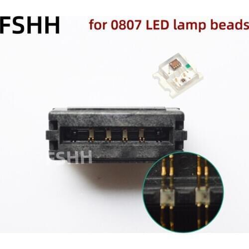 0807 LED lamp bead test socket 0807 test fixture LED diode test fixture test socket