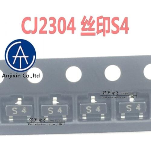 10pcs 100% orginal new MOS field effect transistor CJ2304 silk screen S4 SOT-23 Changdian real stock