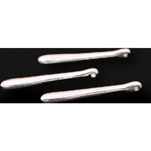 15pcs Silver Plated 3D Metal Mallet Pendants Retro Bracelet Earring Accessories DIY Charms Jewelry Making 38*5mm A1511