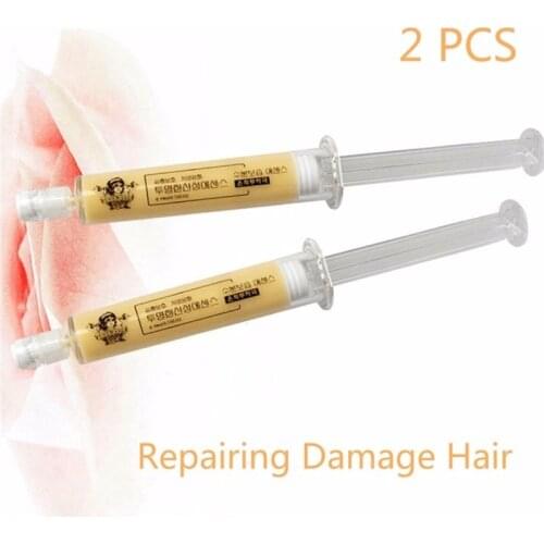 2pcs 10ml Repair Supple Moisturizing Dry Damaged Hair Keratin Treatment Hair Mask Hair Care Product Hot DROPSHIPPING TSLM2