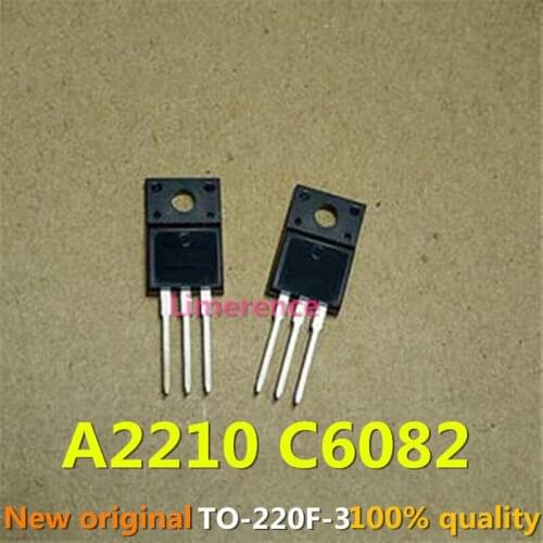 20PCS 10Pair 2SA2210 2SC6082 TO220F A2210 C6082 TO-220F new and original IC Chipset