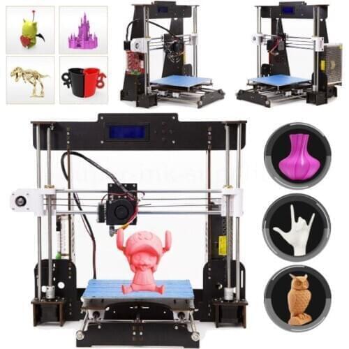A8 W5 3D Printer Reprap Prusa i3 DIY MK8 LCD printer 3d Drucker Impressora Imprimante Resume Power Failure Printing