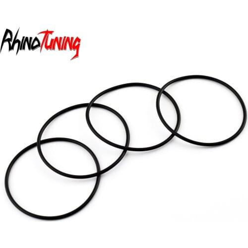 4pcs 50m Rim Center Cover Car Accessories Rubber Ring Suitable For 50mm to 100mm Cap Universal