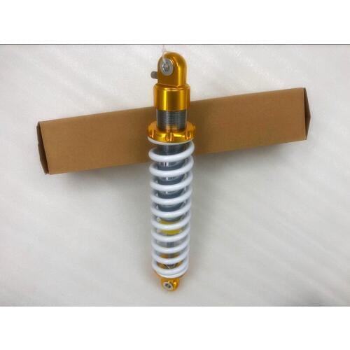 9mm spring new 370mm Rear Shock Absorber for YAMAHA HONDA SUZUKI KAWASAKI QUAD DIRTBIKE ATV color white & gold