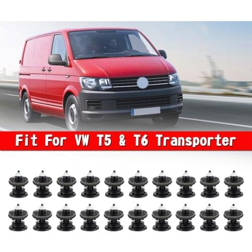 Artudatech 20X Interior Door Panel Card Trim Clip 7L6868243 For VW T5 Transporter 2003 Audi Car Accessories