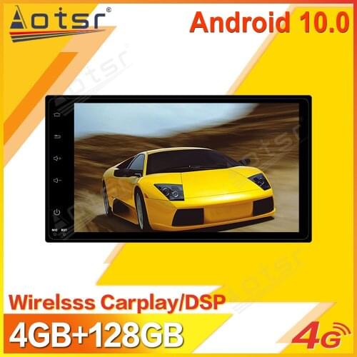 4+128GB Android 10 Car Multimedia Stereo Player For Toyota Corolla 2019 2020 Tape Radio Recorder Video GPS Navi Head Unit 2 Din