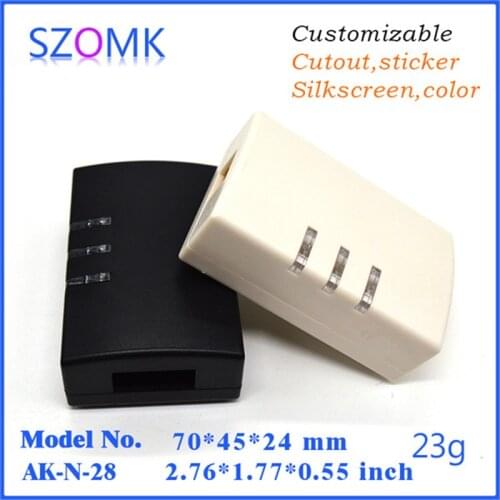 Szomk project case electronics enclosure (1 pcs) 70*45*25mm Instrument control box project box electro shocker