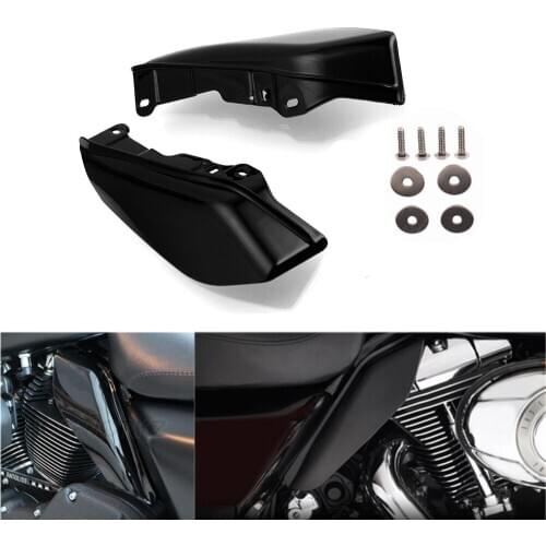 Motorcycle Mid-Frame Air Deflector Trim Air Deflector Trims For Harley Touring Street Electra Glide Road King CVO Limited FLTR