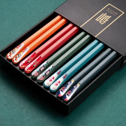 Household Chopsticks High-Grade Non-Slip Mildew-Resistant High-Temperature Alloy Household Chopsticks