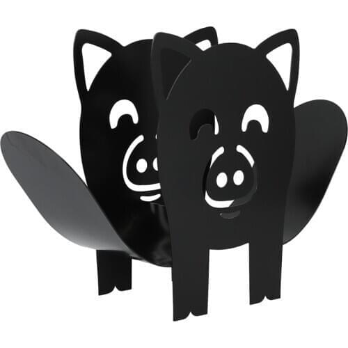 Home Iron Roll Paper Towel Holder Pig Crafts Bathroom Rack Ornaments Toilet Roll Holder Kitchen Bathroom Storage